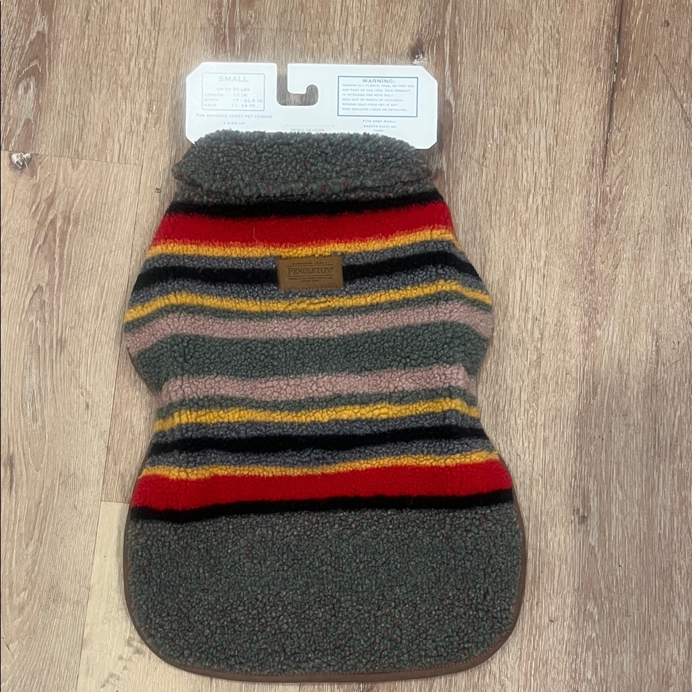 Pendleton Multicolor Fleece Dog Sweater